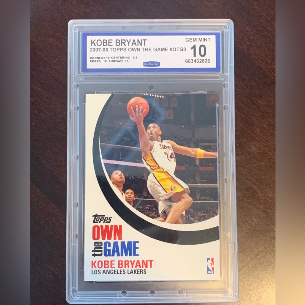 2007-08 Kobe Bryant Topps Own the Game CGC 10